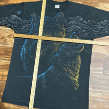Load image into Gallery viewer, L - Vintage Wolf All Over Print Shirt