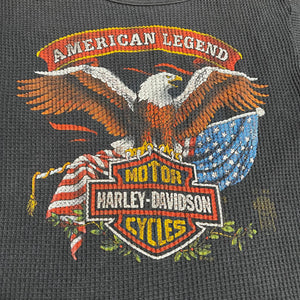 XS/S - Vintage 1980s Harley Davidson American Legend 3D Emblem Shirt