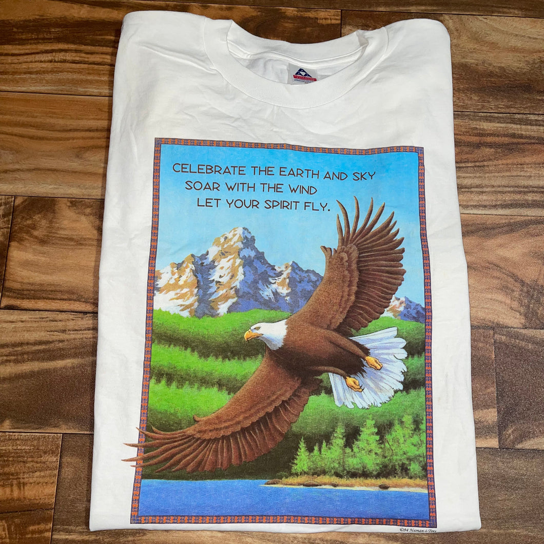 XXL - Vintage 1994 Eagle Human-i-Tees Shirt