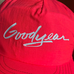 Vintage Goodyear Nylon Snapback Hat