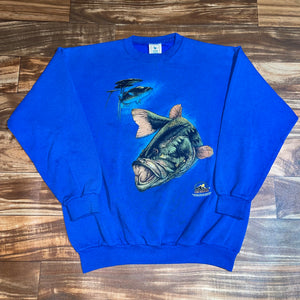 XL - Vintage National Wildlife Federation Bass Sweatshirt