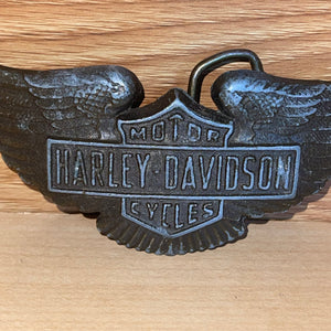 Vintage 1970s Harley Davidson Belt Buckle