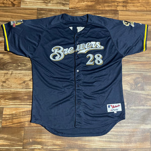 Size 54 - Prince Fielder Milwaukee Brewers Majestic Stitched Jersey