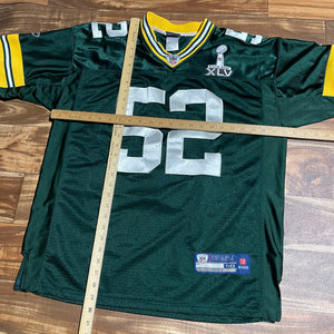 Size 50 - Green Bay Packers Clay Matthews Super Bowl XLV Jersey