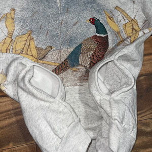 L - Vintage 1991 Pheasant Double Sided Sweatshirt