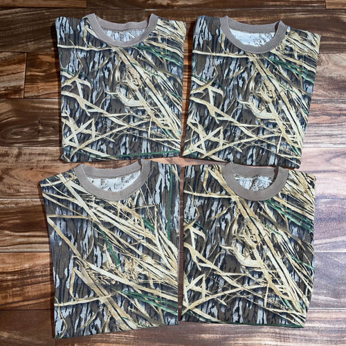 L - Vintage Mossy Oak Shadow Grass Shirt Bundle