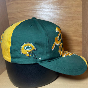 Vintage Green Bay Packers LOGO 7 Script Snapback Hat