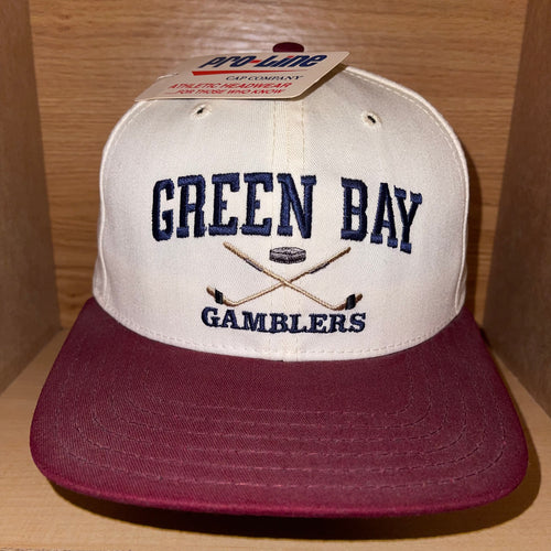 Vintage Green Bay Gamblers Snapback Hat