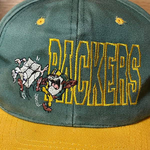 Vintage 1993 Green Bay Packers Taz Hat