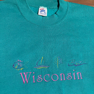 XL - Vintage Wisconsin Sweatshirt