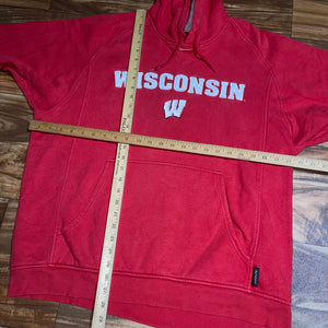 M/L -Vintage Early 2000s Wisconsin Nike Center Swoosh Hoodie