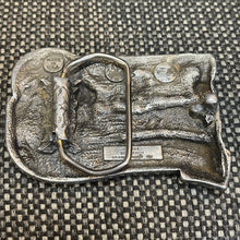 Load image into Gallery viewer, Vintage 1984 Wisconsin Brass Belt Buckle