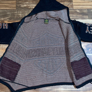 L/XL - Vintage Harley Davidson Alpaca Wool Hoodie