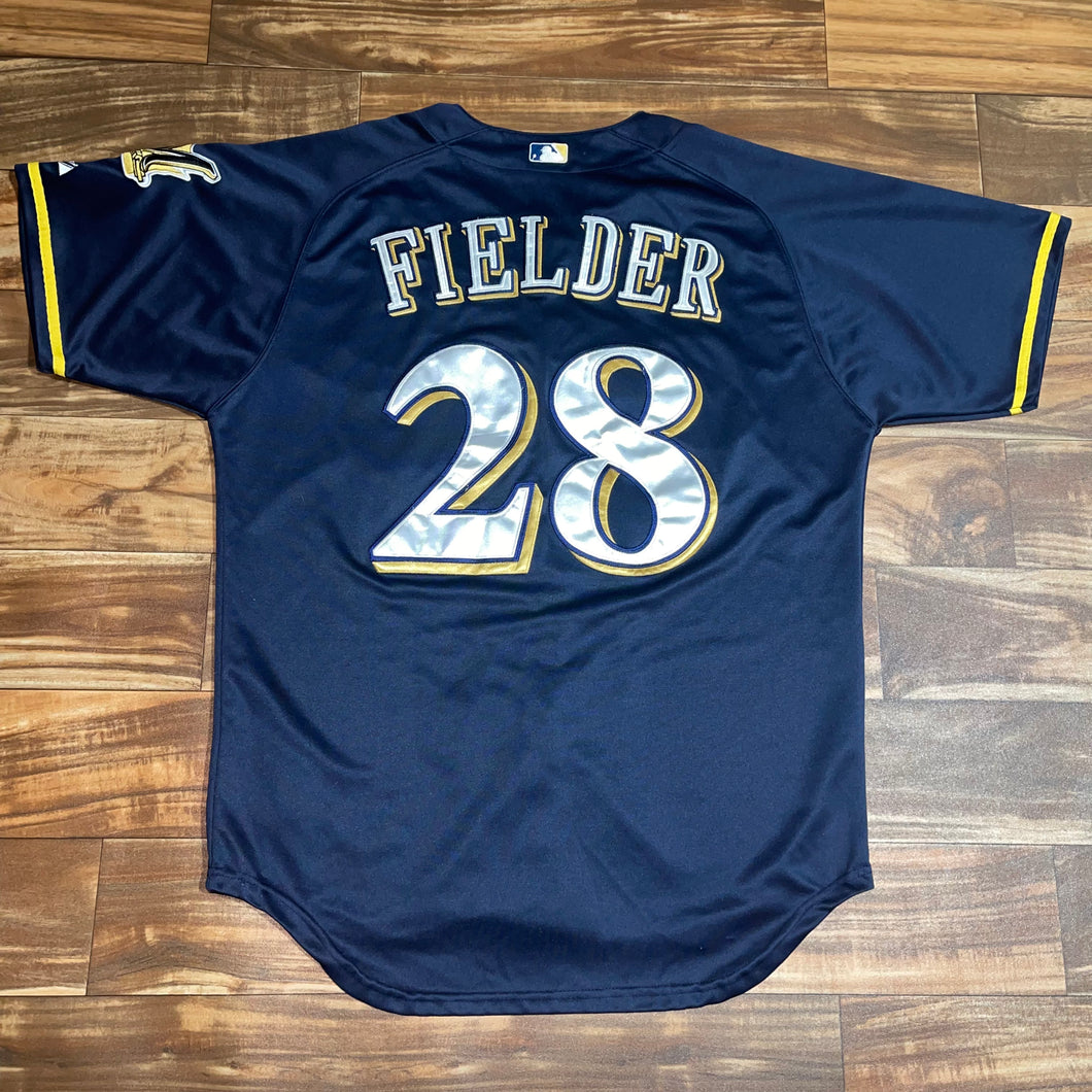 52 - Prince Fielder Milwaukee Brewers Majestic Jersey – Twisted Thrift