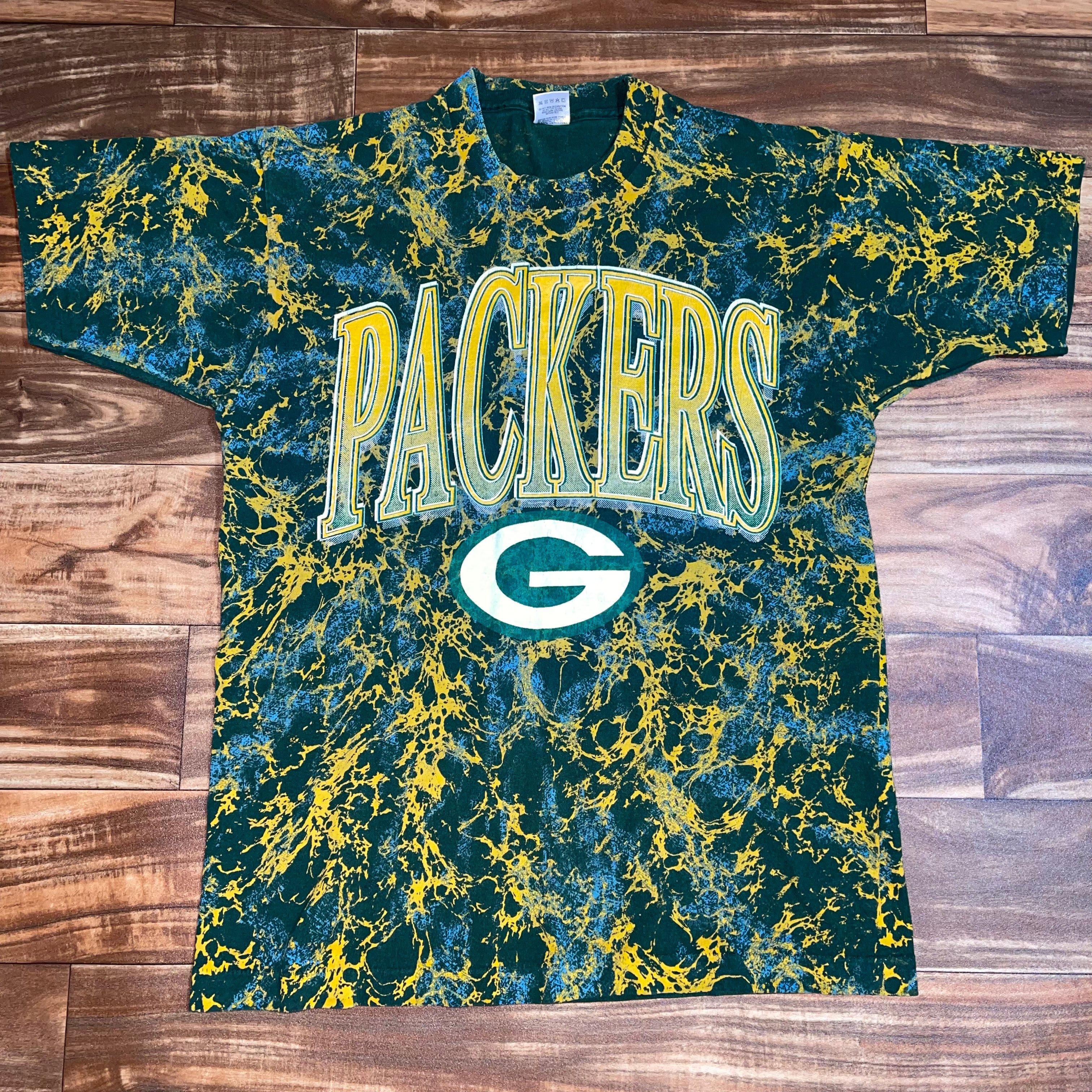 L - Vintage Green Bay Packers Tie Dye Shirt – Twisted Thrift