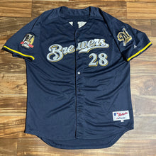 Load image into Gallery viewer, Size 54 - Prince Fielder Milwaukee Brewers Majestic Stitched Jersey