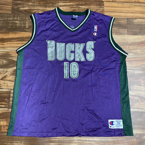 Size 52 - Vintage Milwaukee Bucks Sam Cassell Champion Jersey