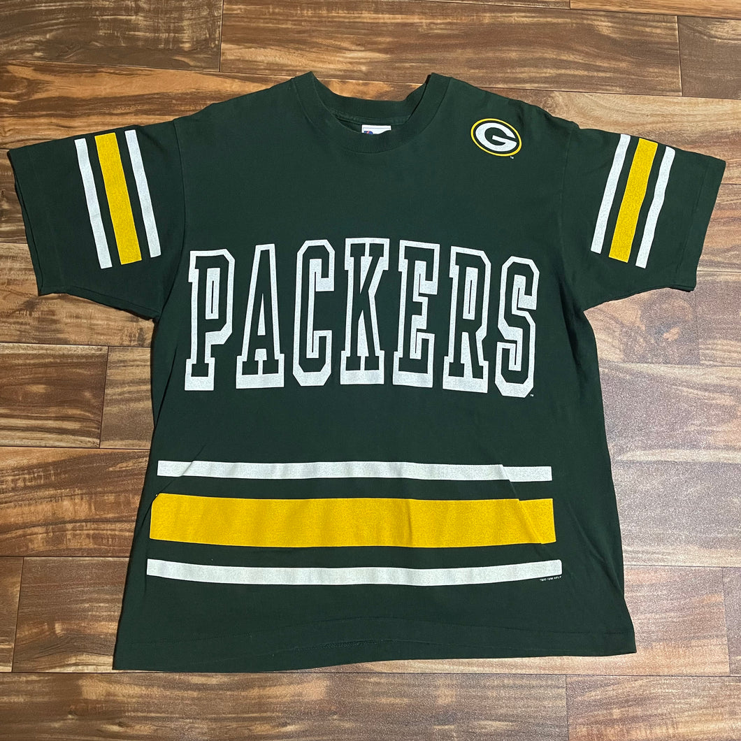 L - Vintage Green Bay Packers Brett Favre Shirt