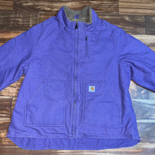 Load image into Gallery viewer, Women’s XXL - Carhartt Sherpa Lined Purple Jacket