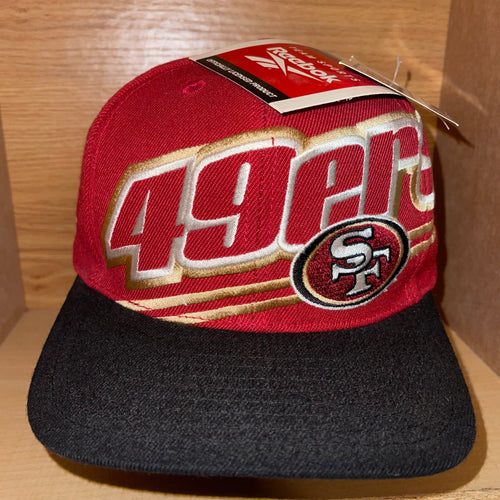 Vintage NWT 49ers Reebok Snapback Hat