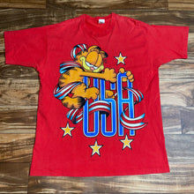 Load image into Gallery viewer, XL - Vintage Garfield USA Shirt