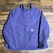 Load image into Gallery viewer, Women’s XXL - Carhartt Sherpa Lined Purple Jacket