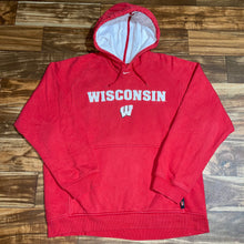 Load image into Gallery viewer, M/L -Vintage Early 2000s Wisconsin Nike Center Swoosh Hoodie
