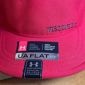 NWT Wisconsin Badgers Under Armour 5 Panel Snapback Hat