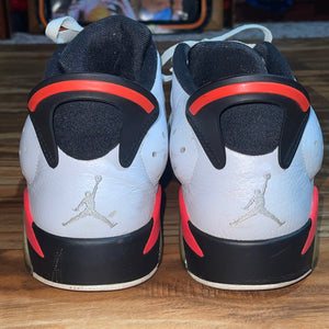 Size 13 - Air Jordan 6 Retro Low White Infrared Shoes