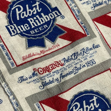 Load image into Gallery viewer, L - Vintage 1970s PBR Pabst Blue Ribbon Button Shirt