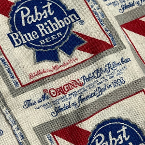 L - Vintage 1970s PBR Pabst Blue Ribbon Button Shirt