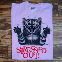 Load image into Gallery viewer, M - Vintage Stressed Out Cat Shirt