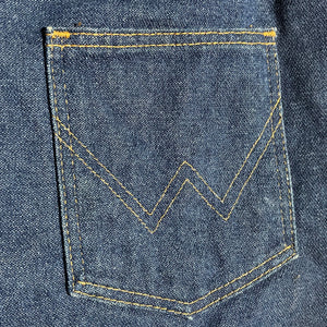 L - Vintage Wrangler Sherpa Lined Denim Vest