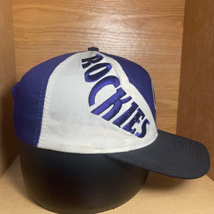 Vintage Colorado Rockies Drew Pearson Snapback Hat