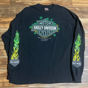 XL - Harley Davidson Lucky Flames Shirt