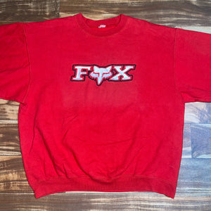 L/XL - Vintage Fox Racing Sweatshirt