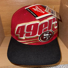 Load image into Gallery viewer, Vintage NWT 49ers Reebok Snapback Hat