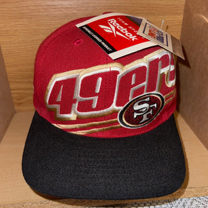 Vintage NWT 49ers Reebok Snapback Hat