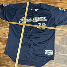 Load image into Gallery viewer, Size 54 - Prince Fielder Milwaukee Brewers Majestic Stitched Jersey