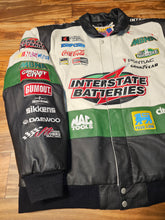 Load image into Gallery viewer, XXL - Vintage Nascar Bobby Labonte Interstate Batteries Jeff Hamilton Leather Jacket