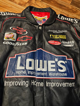 Load image into Gallery viewer, XXL - Vintage Nascar Jimmie Johnson Lowe's Jeff Hamilton Leather Jacket