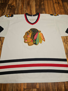L - Vintage Chicago Blackhawks NHL CCM Jersey
