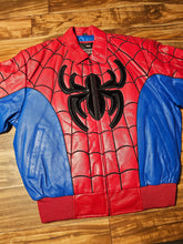 Load image into Gallery viewer, L - NEW Vintage 2002 Marvel Spider-Man 100% Leather Jacket