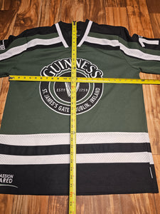 L - Vintage 2000s Guinness Stout Beer Promo Jersey