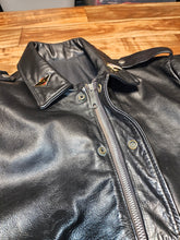 Load image into Gallery viewer, M/L - Vintage Harley Davidson AMF 1970s/80s Black Leather Jacket