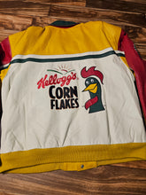 Load image into Gallery viewer, L - Vintage Nascar Terry Labonte Kelloggs Jeff Hamilton Leather Jacket