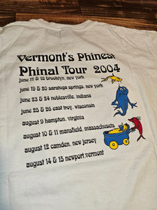 L - NEW Vintage 2004 Phish Rock Band Pharewell Tour Shirt