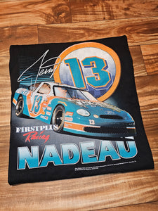 L - Vintage 1998 Jerry Nadeau Nascar Racing Shirt