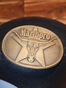 Vintage 1987 Marlboro Cigarettes Promo Belt Buckle