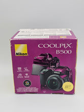 Load image into Gallery viewer, Nikon Coolpix B500 16MP Digital Camera 40x Optical Zoom - Purple Plum Box + 64GB SD Card